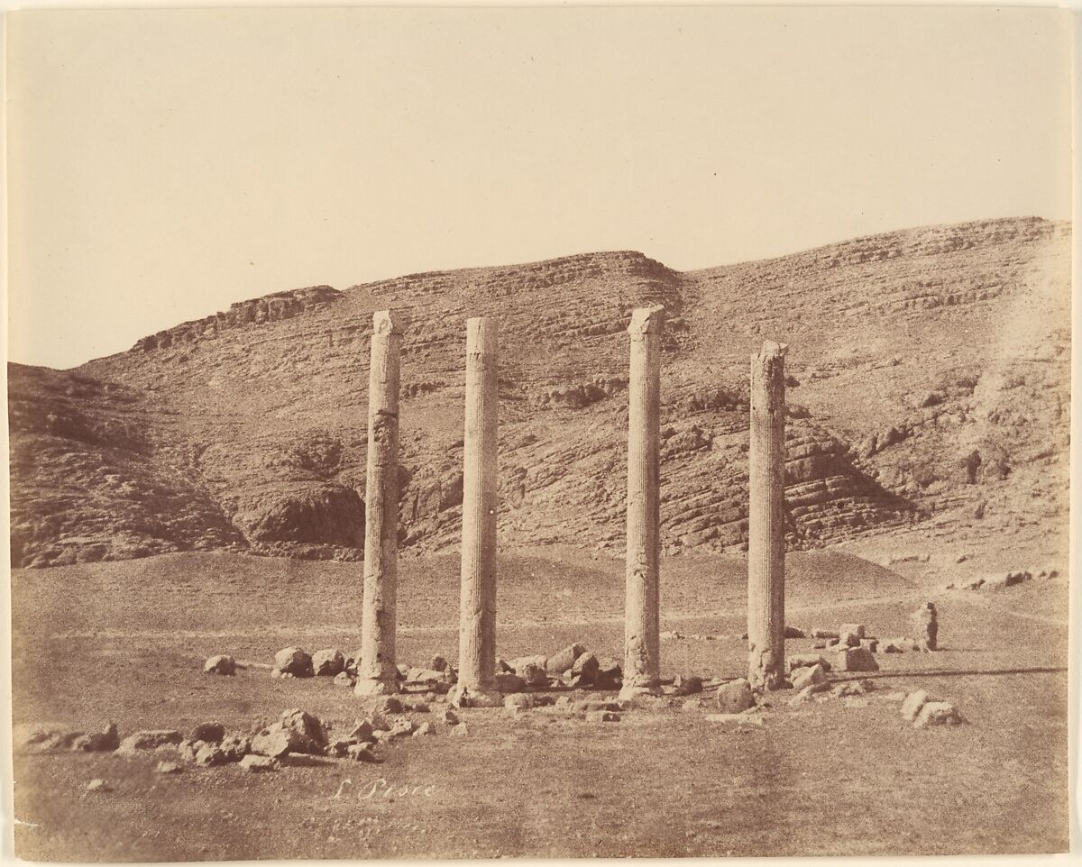 (2) [Persepolis], Luigi Pesce (Italian, 1818–1891), Albumen silver print 