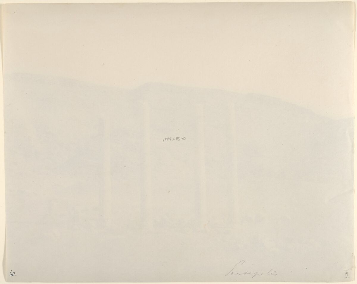 (2) [Persepolis], Luigi Pesce (Italian, 1818–1891), Albumen silver print