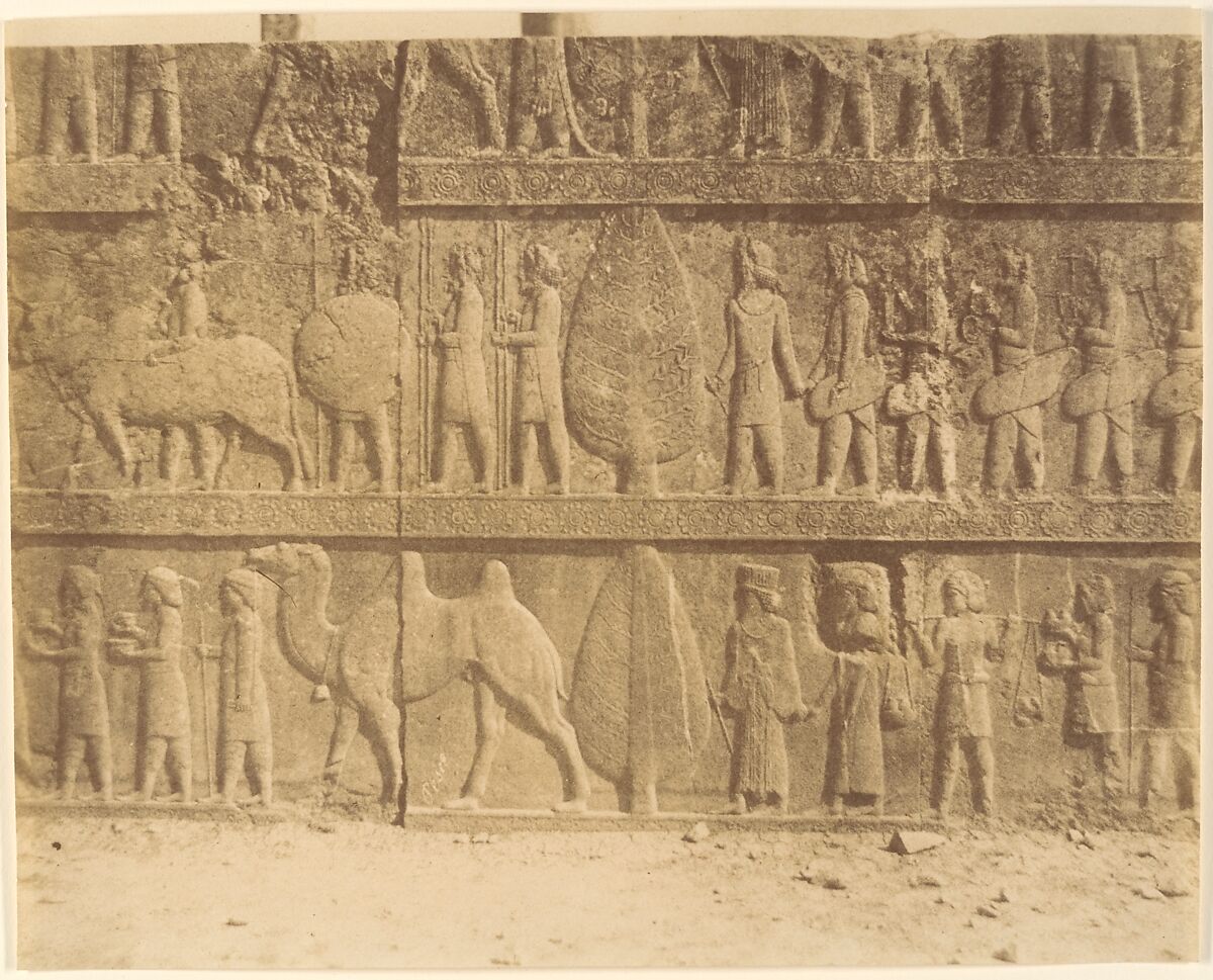 (3) [Persepolis (?)], Luigi Pesce (Italian, 1818–1891), Albumen silver print 