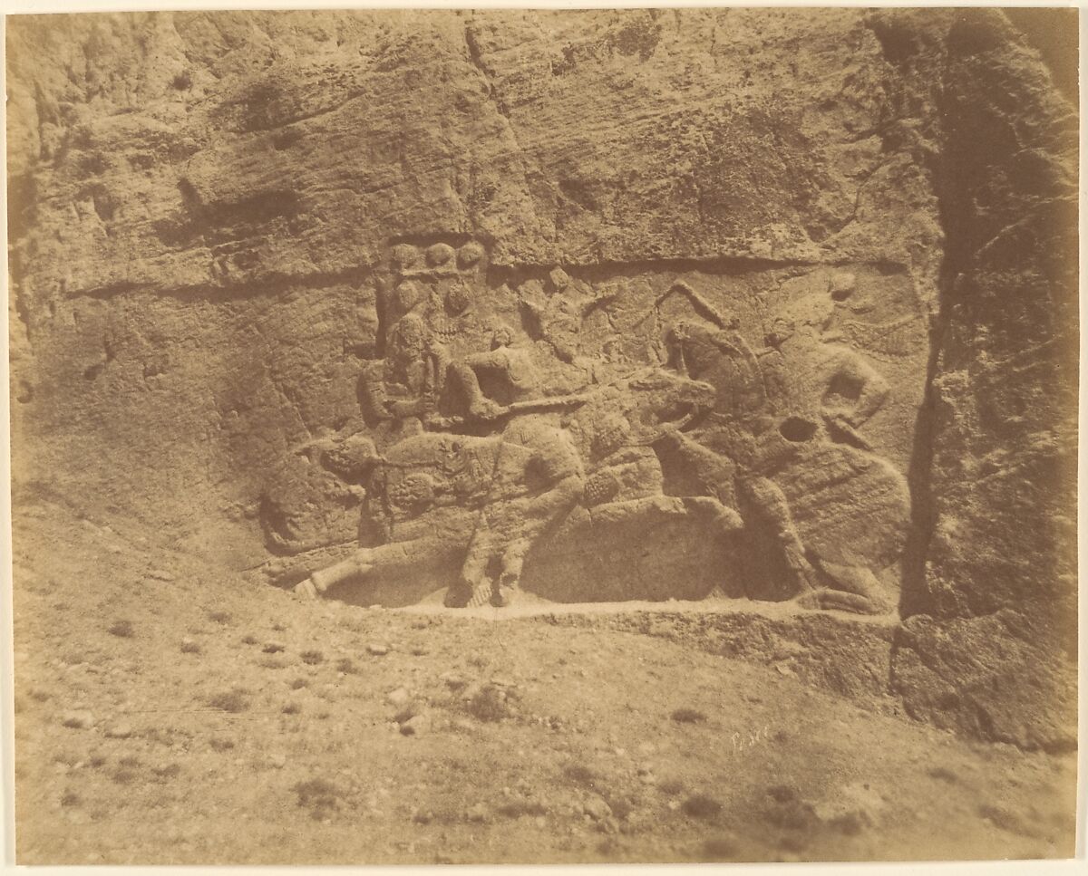 (4) [Naksh-i Rustam, Near Persepolis], Luigi Pesce (Italian, 1818–1891), Albumen silver print 