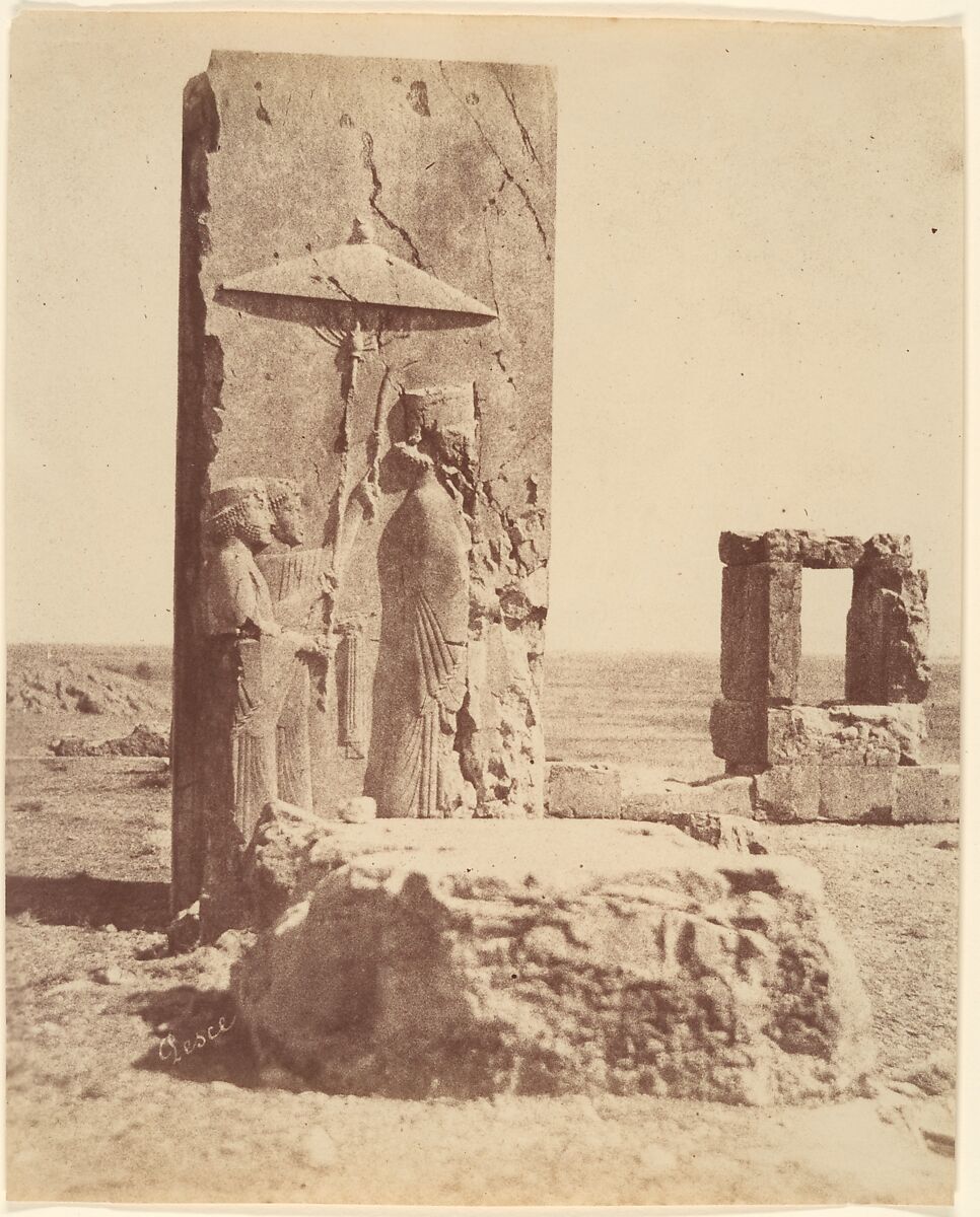 (5) [Persepolis], Luigi Pesce (Italian, 1818–1891), Albumen silver print 