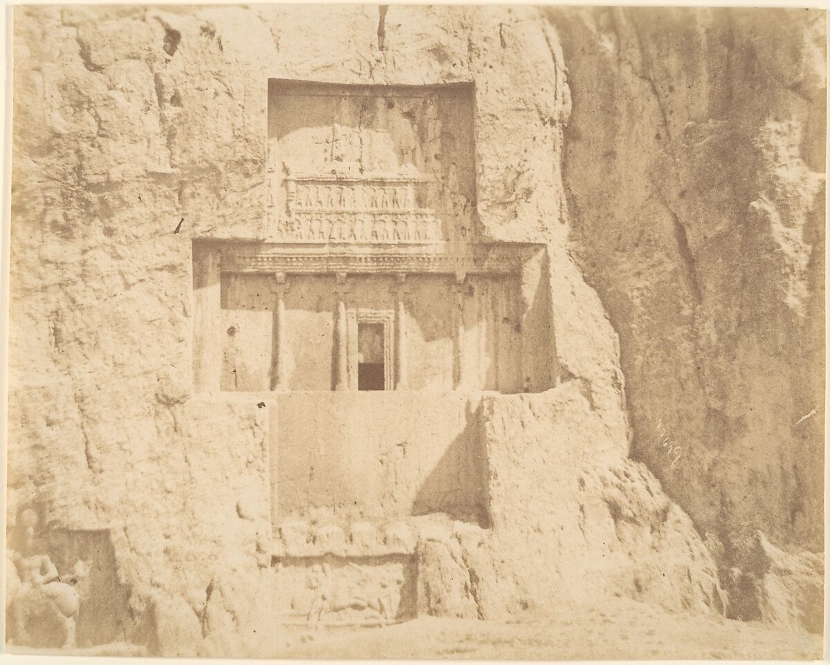 (11) [Naksh-i Rustam], Luigi Pesce (Italian, 1818–1891), Albumen silver print 