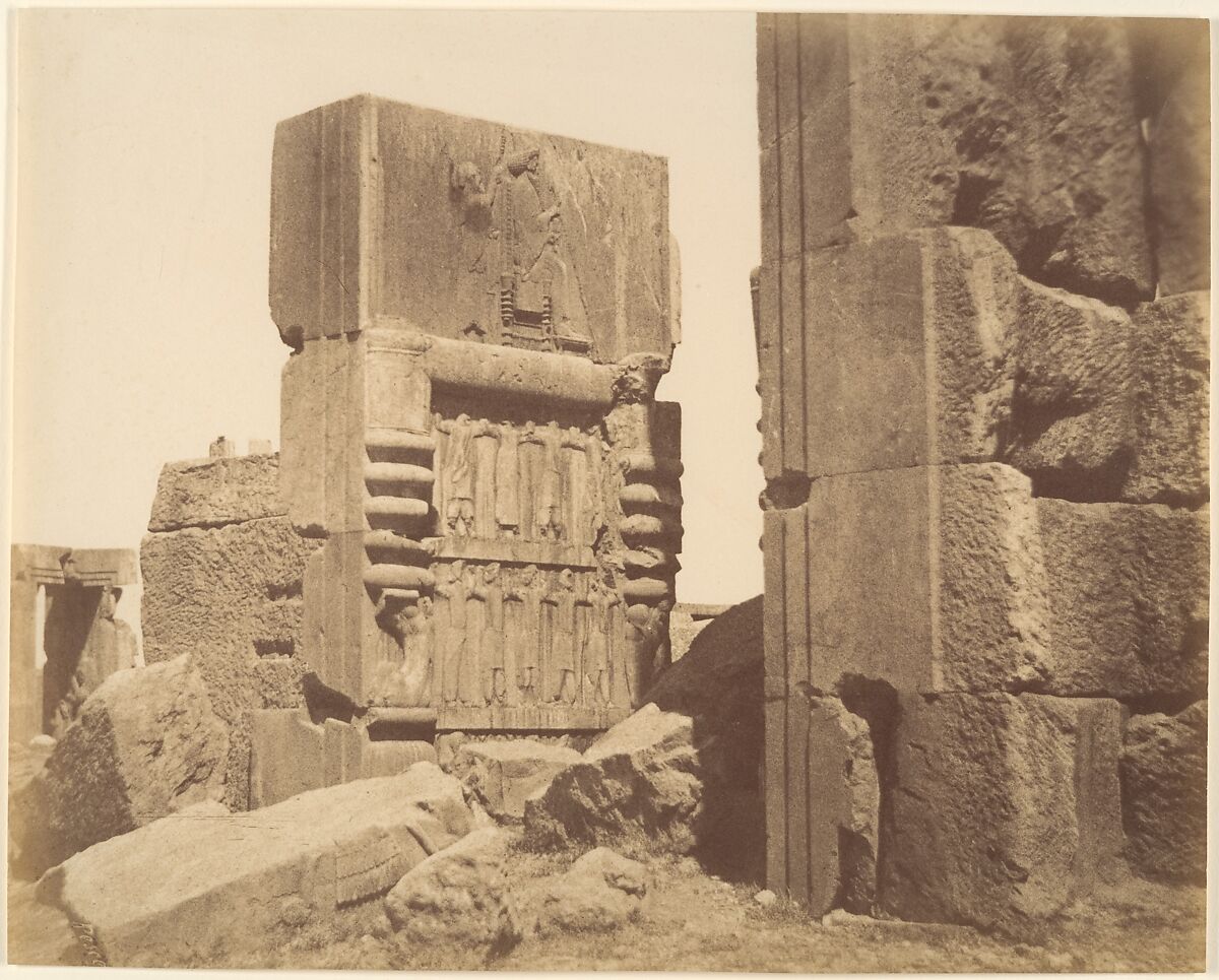 (13) [Persepolis], Luigi Pesce (Italian, 1818–1891), Albumen silver print 