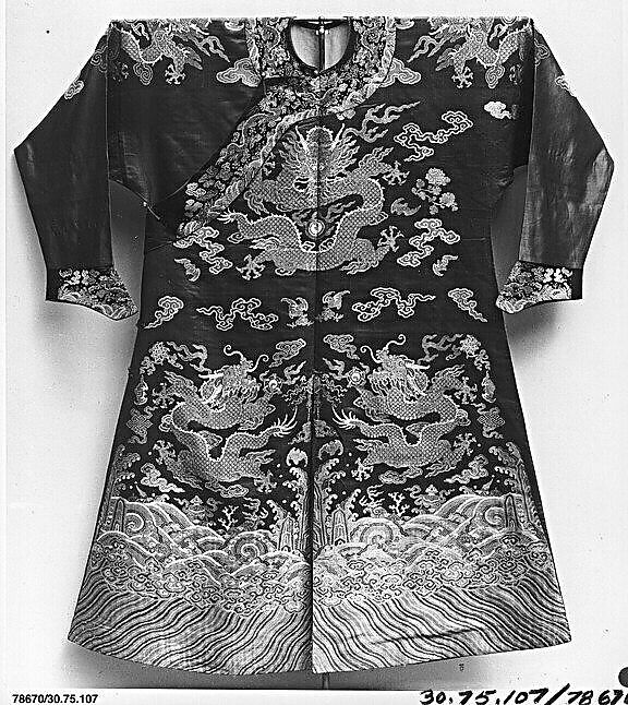 Court Robe, Silk and metallic thread, China 