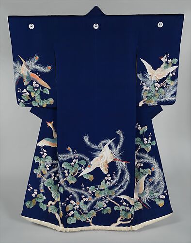 Outer Robe (Uchikake) with Phoenixes and Paulownia