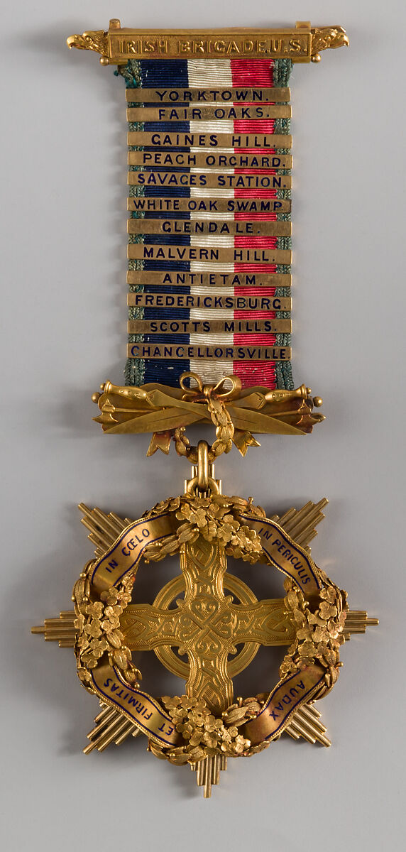 Military Decoration Presented to General T. F. Meagher of the Irish Brigade, Gold and enamel, American 