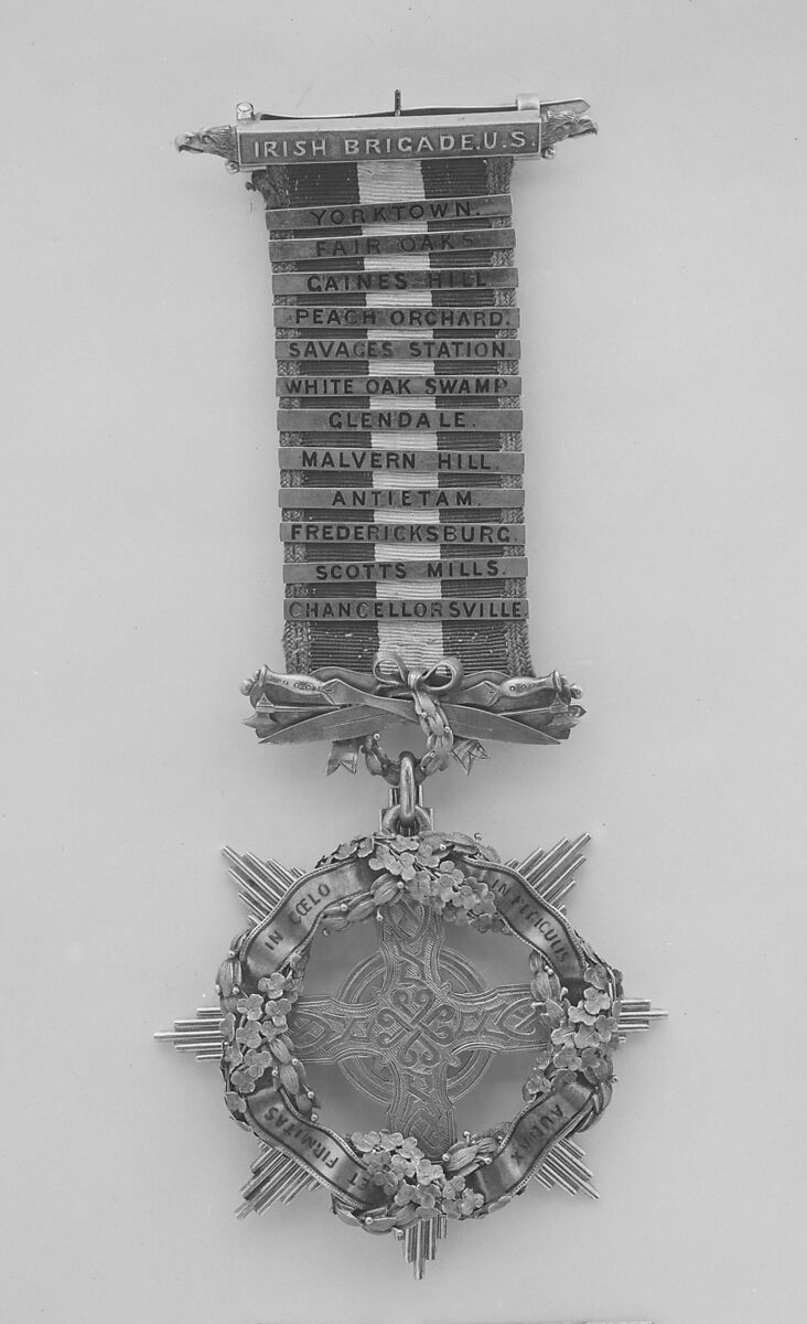 Military Decoration Presented to General T. F. Meagher of the Irish Brigade, Gold and enamel, American