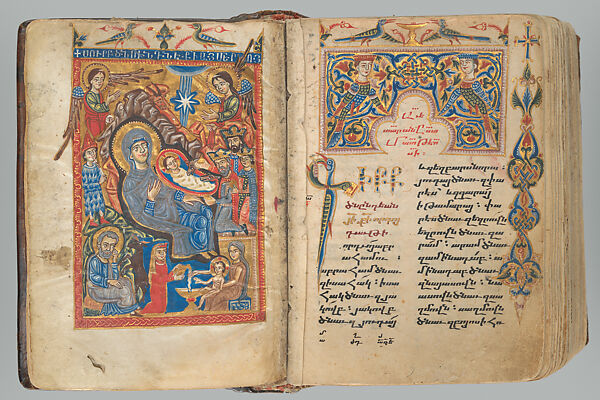 Gospel Book, Copied by the priest Nerses (Armenian, active Sis, mid-14th century), Tempera, gold, and ink on parchment, Armenian 