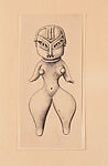 Tlatilco Figure, Miguel Covarrubias (Mexican, Mexico City 1904–1957 Mexico City), Pen and ink on paper