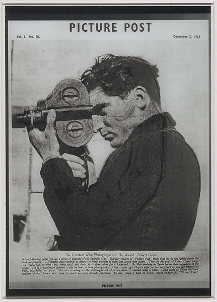 Camera Self-Portrait II (Eyemo-Capa), Adrià Julià (Spanish, born 1974), Lenticular print