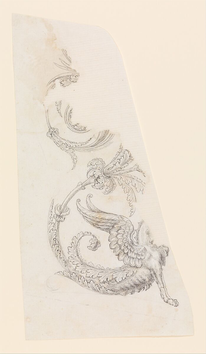 Design for the Decoration of Firearms, Workshop of Nicolas Noël Boutet (French, Versailles and Paris, 1761–1833), Pencil, ink, gray wash on paper, French, Versailles 