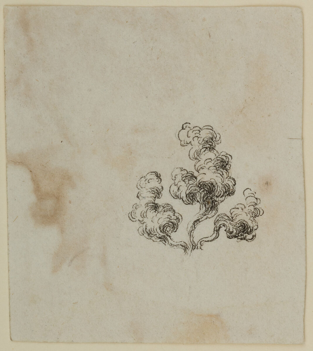 Design for the Decoration of Firearms, Workshop of Nicolas Noël Boutet (French, Versailles and Paris, 1761–1833), Pencil, ink, gray wash on paper, French, Versailles 