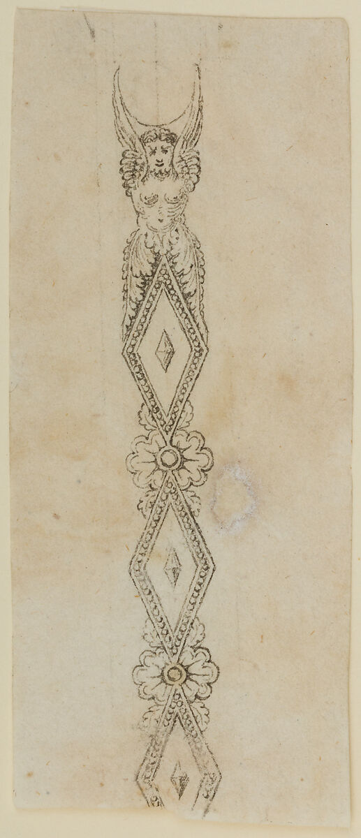 Design for the Decoration of Firearms, Workshop of Nicolas Noël Boutet (French, Versailles and Paris, 1761–1833), Pencil, ink, gray wash on paper, French, Versailles 
