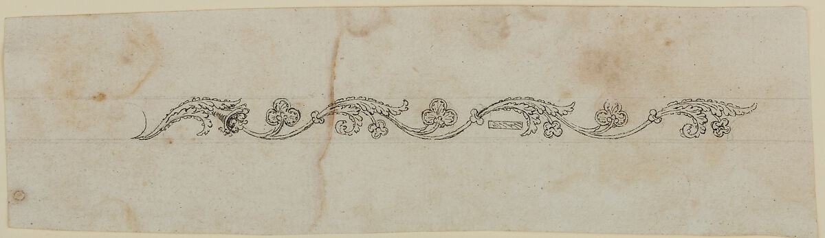 Design for the Decoration of Firearms, Workshop of Nicolas Noël Boutet (French, Versailles and Paris, 1761–1833), Pencil, ink, gray wash on paper, French, Versailles 