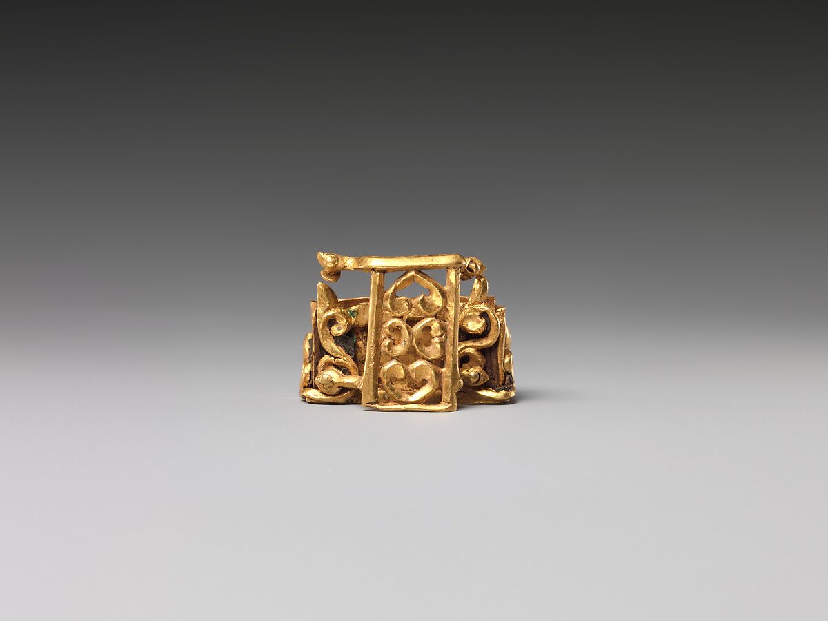 Openwork Fitting, Gold, China (Xinjiang Autonomous Region, Central Asia) 