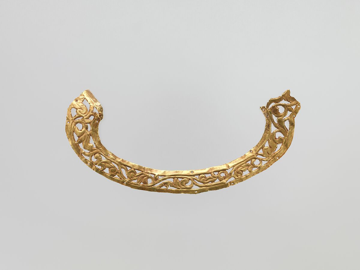 Saddle Pommel, Gold, China (Xinjiang Autonomous Region, Central Asia) 