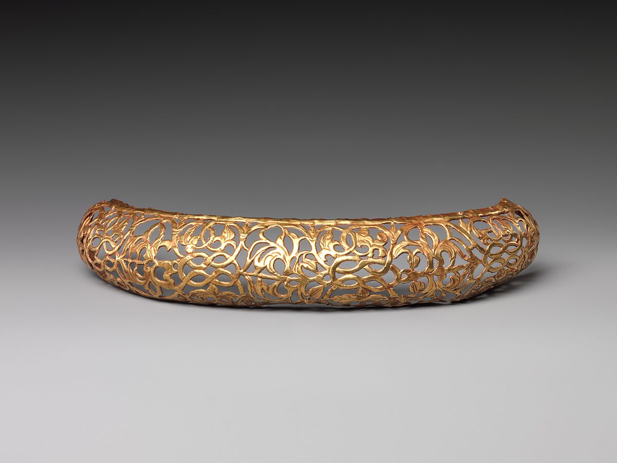 Saddle Pommel, Gold, China (Xinjiang Autonomous Region, Central Asia) 