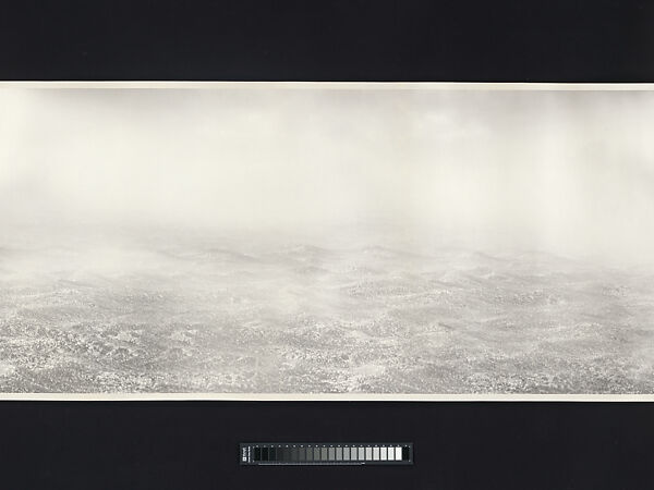 Viewing the Tide, Yang Yongliang (Chinese, born 1980), Handscroll; inkjet print of a digital photographic collage on xuan paper, China