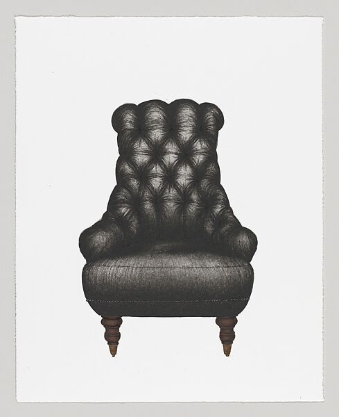 Untitled Chair #2, Sara Sanders (American, born Dayton, Ohio, 1979), Lithograph 
