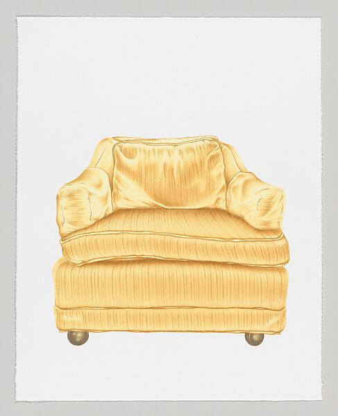 Untitled Chair #4, Sara Sanders (American, born Dayton, Ohio, 1979), Lithograph 
