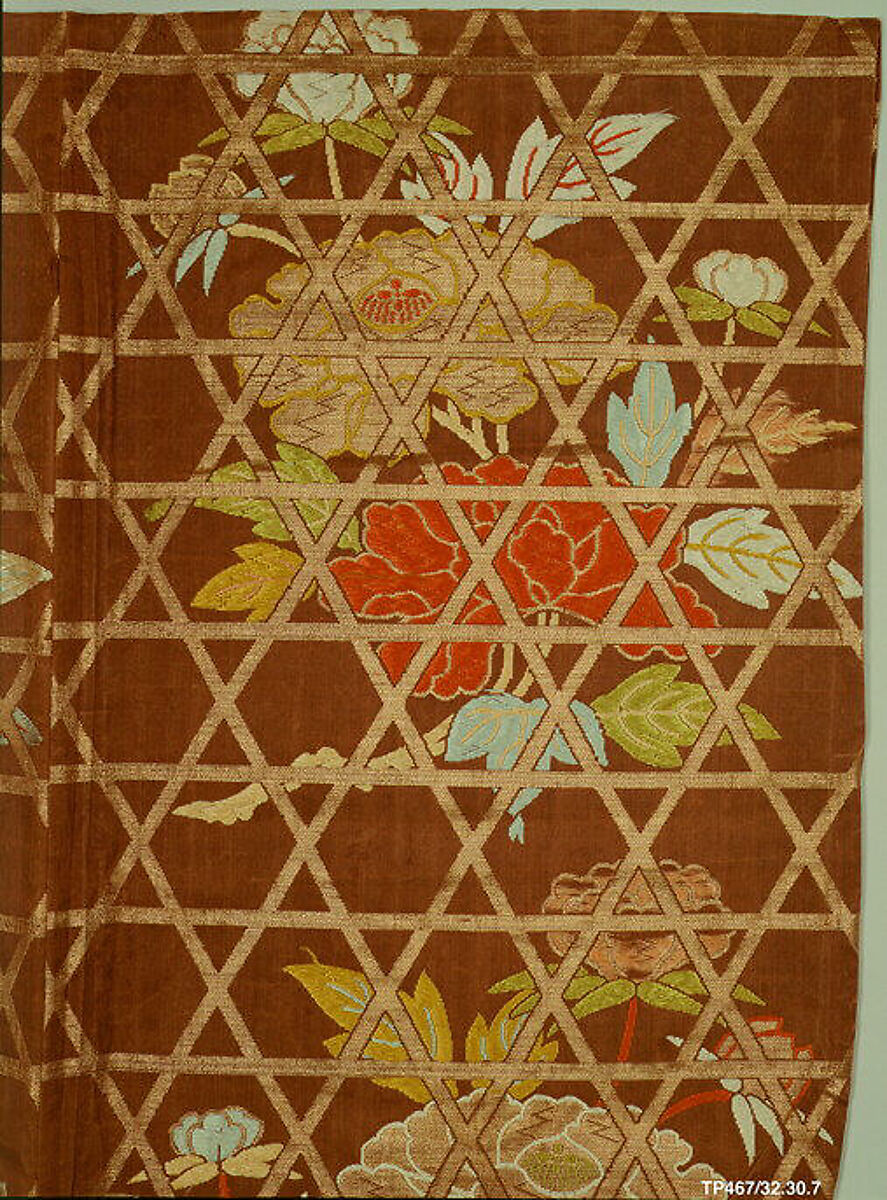 Noh Costume, Silk and metallic thread, Japan