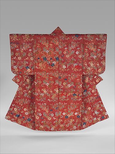 Noh Robe (Karaori) with Autumn Grasses and Butterflies