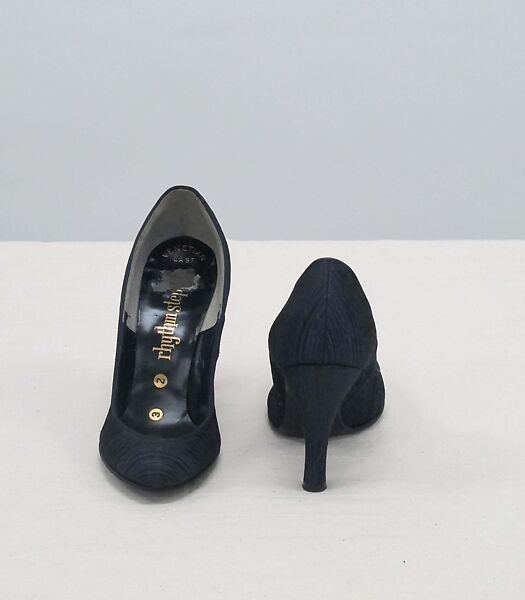 Shoes, synthetic fiber, plastic, metal, American
