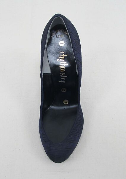 Shoes, synthetic fiber, plastic, metal, American