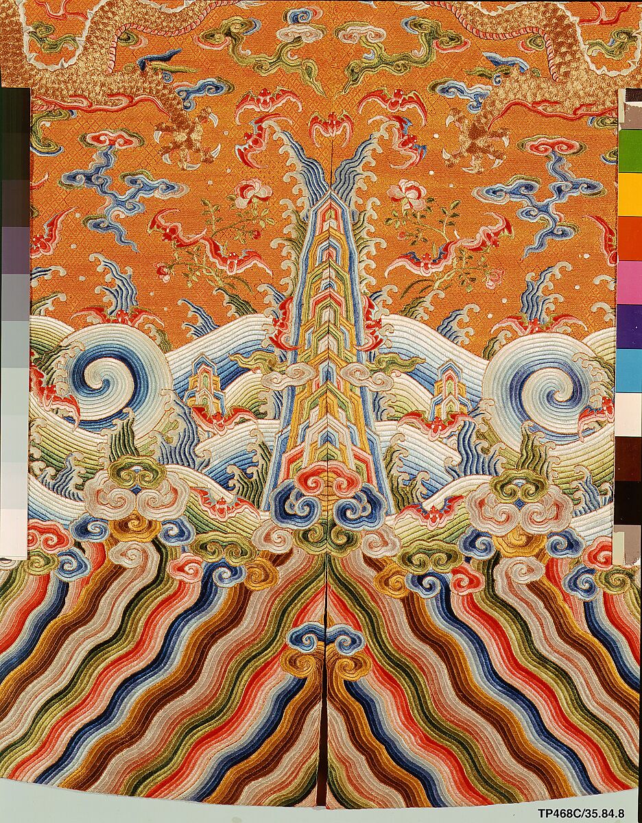 Imperial robe, Silk, metallic thread, China