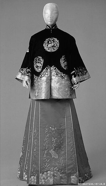 Jacket and Skirt for Wedding China Qing dynasty 1644 1911 The Metropolitan Museum of Art