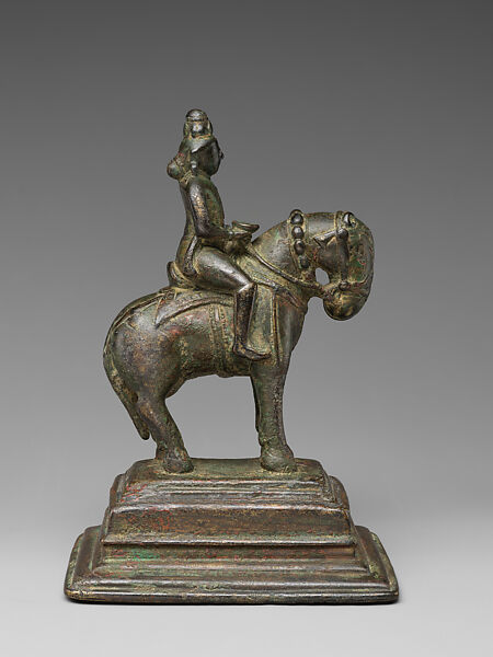 The God Revanta Returning from a Hunt, Bronze, India (Karnataka or Andhra Pradesh)