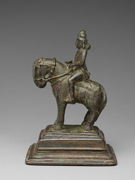 The God Revanta Returning from a Hunt, Bronze, India (Karnataka or Andhra Pradesh)