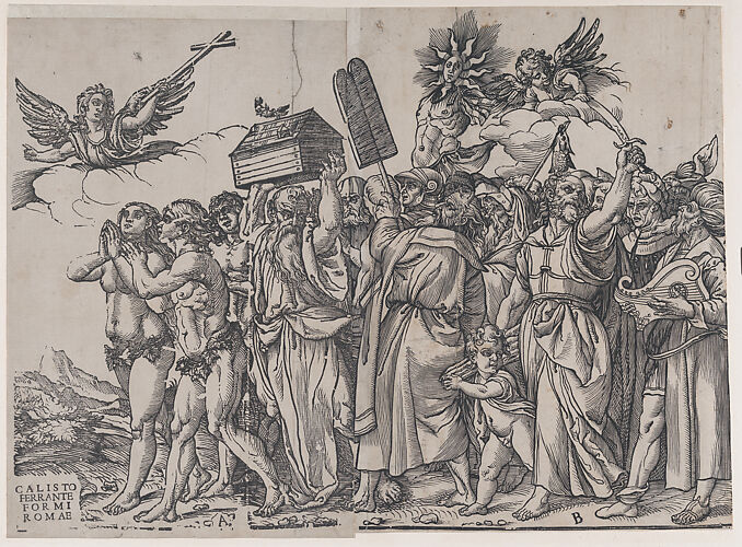 Andrea Andreani | Section F: Saints holding crosses, books, and weapons ...