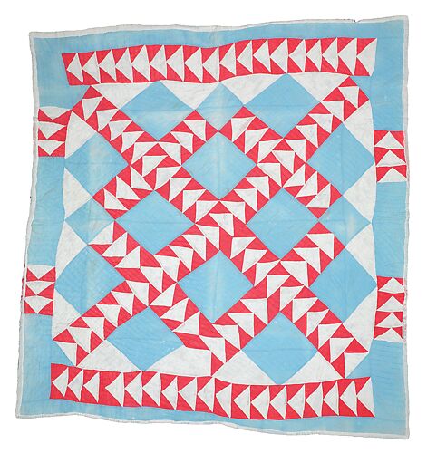 Wild Goose Chase with Flying Geese border quilt