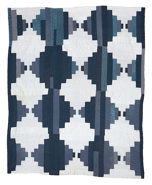 Bricklayer quilt, Linda Diane Bennett (American, Boykin, Alabama 1955–1988 Boykin, Alabama), Top and back: cotton-polyester blend 