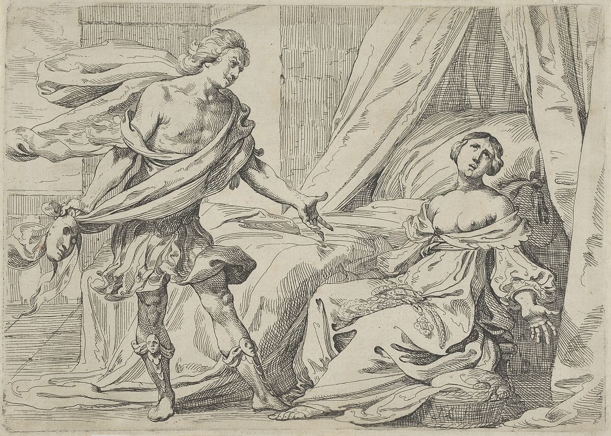 Cephalus and Procris, Johann Liss (German, Oldenburg ca. 1595/1600–1631 Verona), Etching 