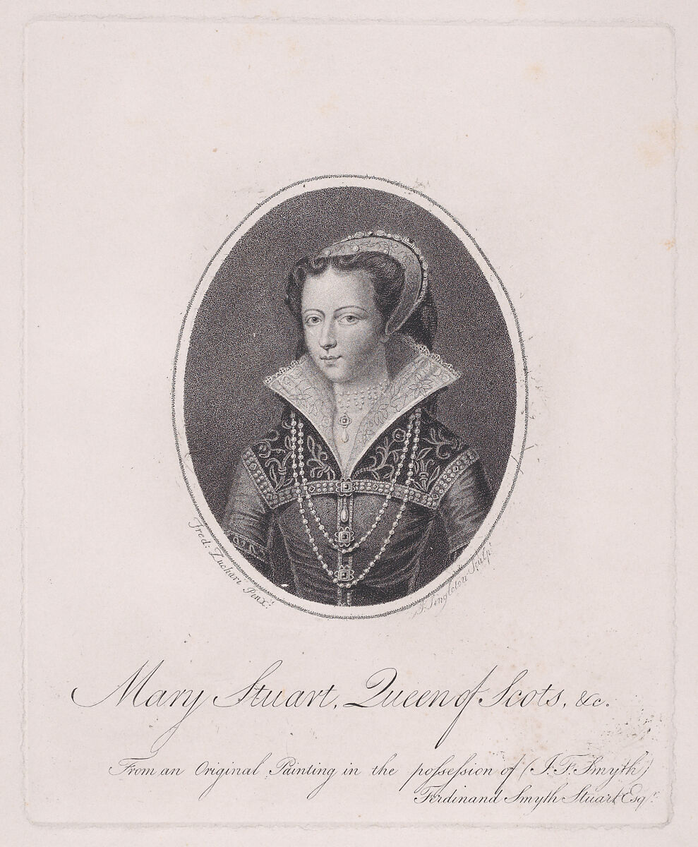 Mary, Queen of Scots, Joseph Singleton (British, active London, late 18th century), Stipple engraving 