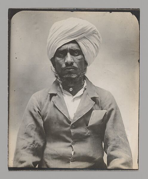 [Hindu Man, Ellis Island, New York], Augustus Frederick Sherman (American, Lynn, Pennsylvania 1865–1925 New York), Gelatin silver print 