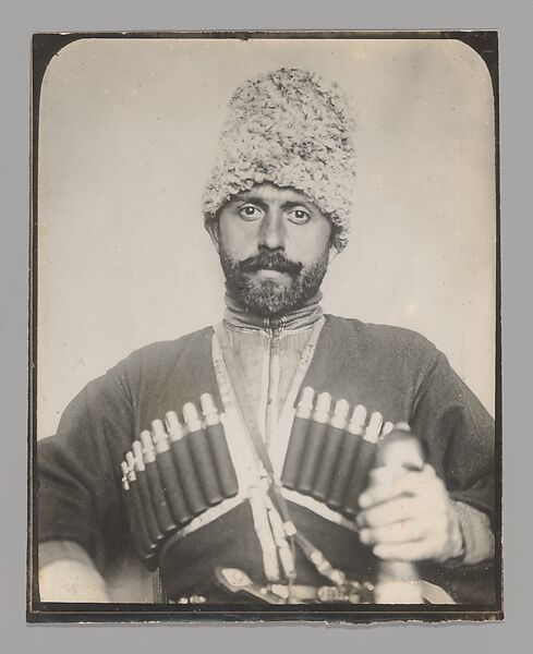 [Russian Cossack, Ellis Island, New York], Augustus Frederick Sherman (American, Lynn, Pennsylvania 1865–1925 New York), Gelatin silver print 