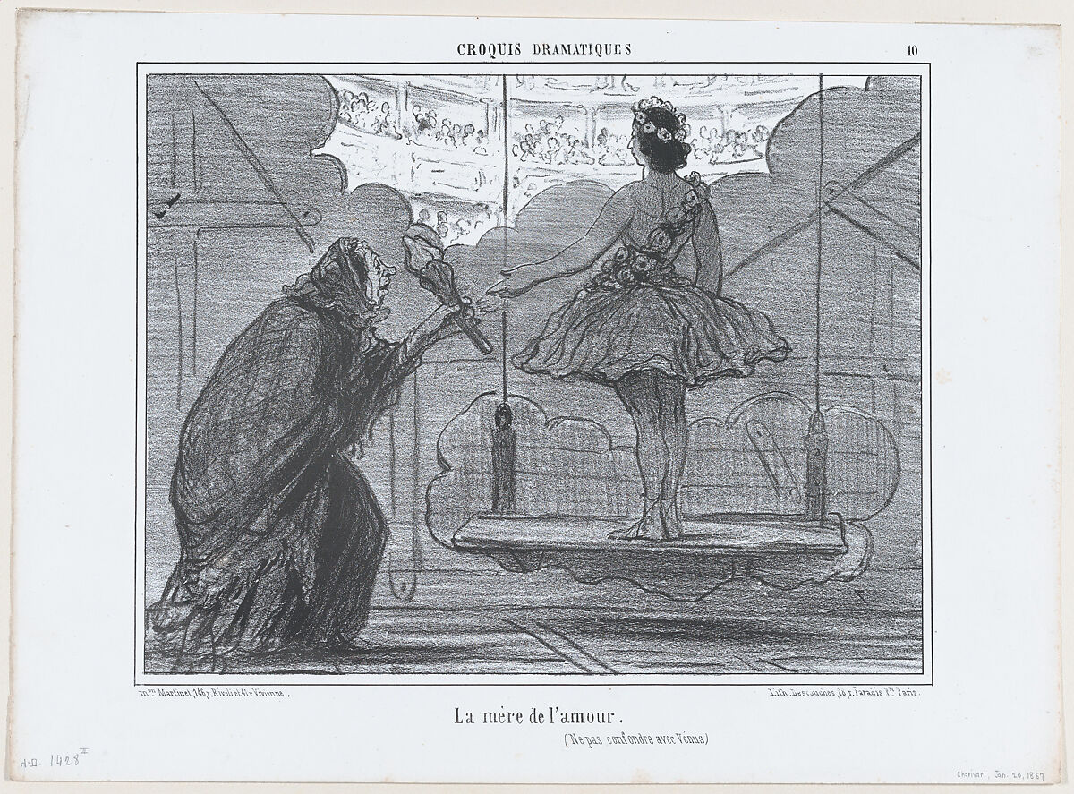 Dire que dans mon temps, moi aussi..., from Croquis Dramatiques, published in Le Charivari, January 24, 1857, Honoré Daumier (French, Marseilles 1808–1879 Valmondois), Lithograph; first state of two (Delteil) 