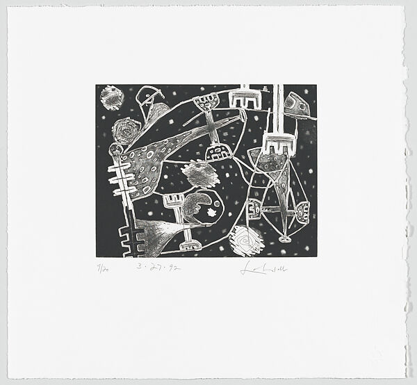 Yale Portfolio, Frank Lobdell (American, Kansas City, Missouri 1921–2013 Palo Alto, California), Etchings