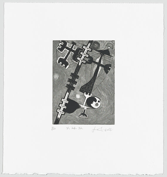 Yale Portfolio, Frank Lobdell (American, Kansas City, Missouri 1921–2013 Palo Alto, California), Etchings