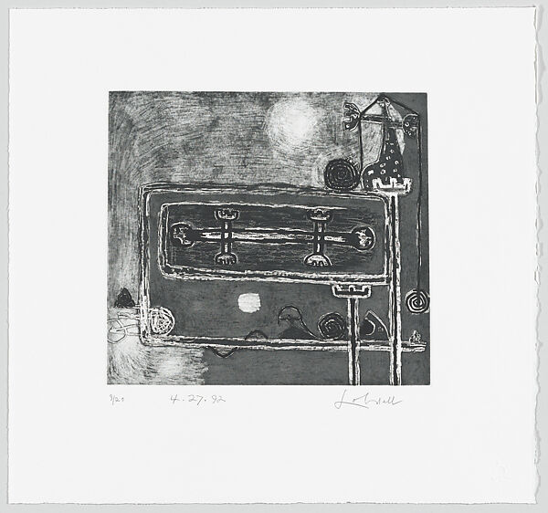 Yale Portfolio, Frank Lobdell (American, Kansas City, Missouri 1921–2013 Palo Alto, California), Etchings