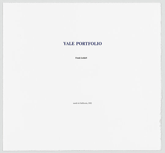 Yale Portfolio