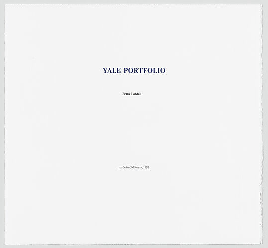Yale Portfolio