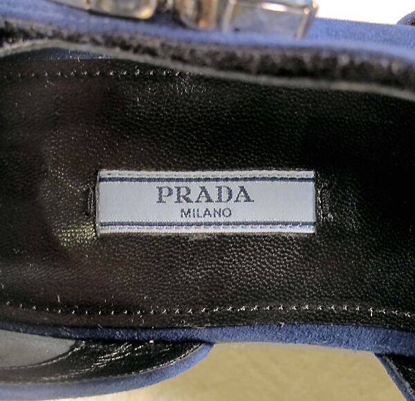 Ensemble, Prada (Italian, founded 1913), wool, synthetic, leather, metal, feathers, Italian