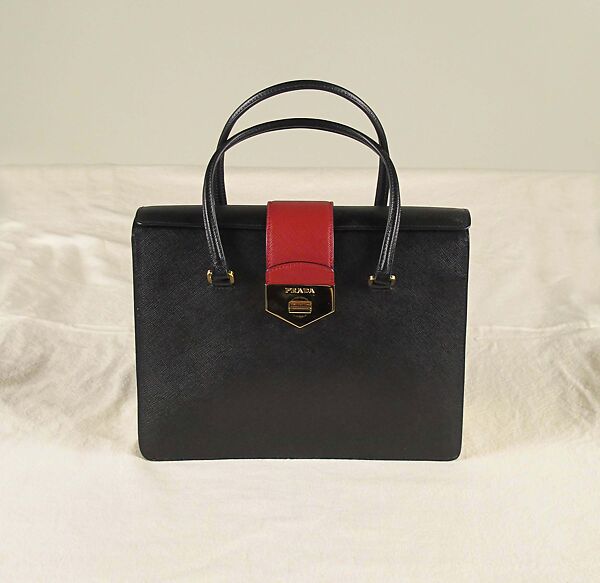 Ensemble, Prada (Italian, founded 1913), wool, synthetic, leather, metal, feathers, Italian