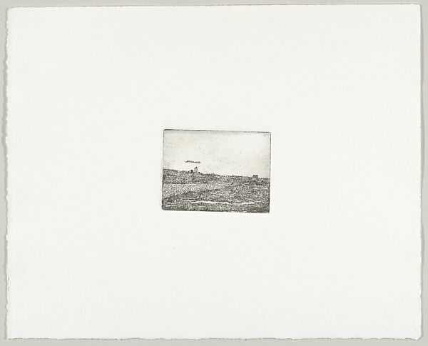 my march of 2006: secaucus, Liz Zanis (American, born Morristown, New Jersey, 1980), Etching 