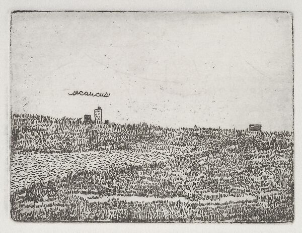 my march of 2006: secaucus, Liz Zanis (American, born Morristown, New Jersey, 1980), Etching