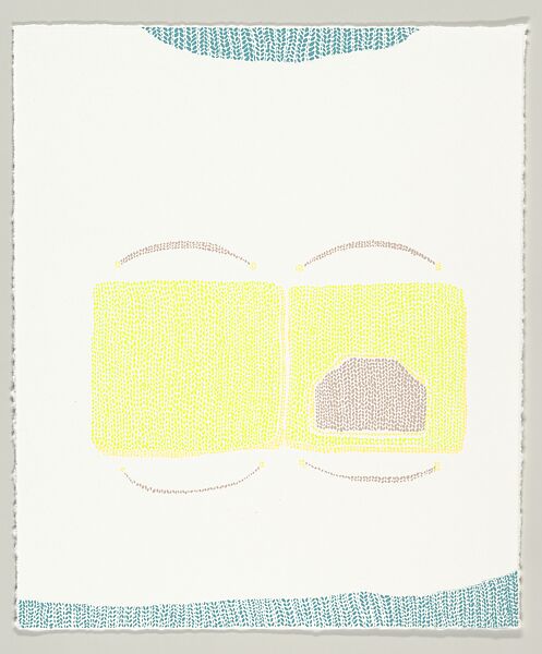 45 minutes (thursday), Liz Zanis (American, born Morristown, New Jersey, 1980), Screenprint; artist's proof 